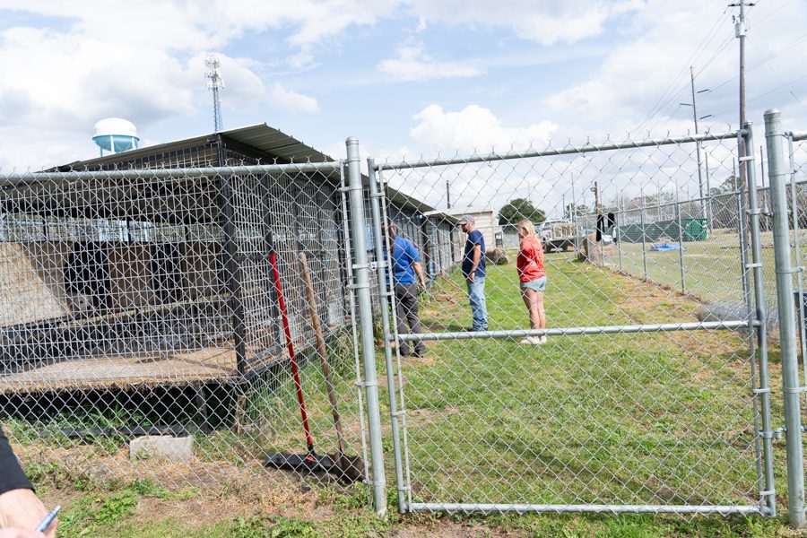 adopters visiting Nashville Georgia Animal Shelter